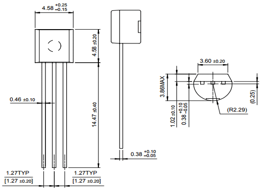 C 9014 transistor polarity : Ss9014 Bipolar Npn Transistor Pinout Equivalent Features Datasheet