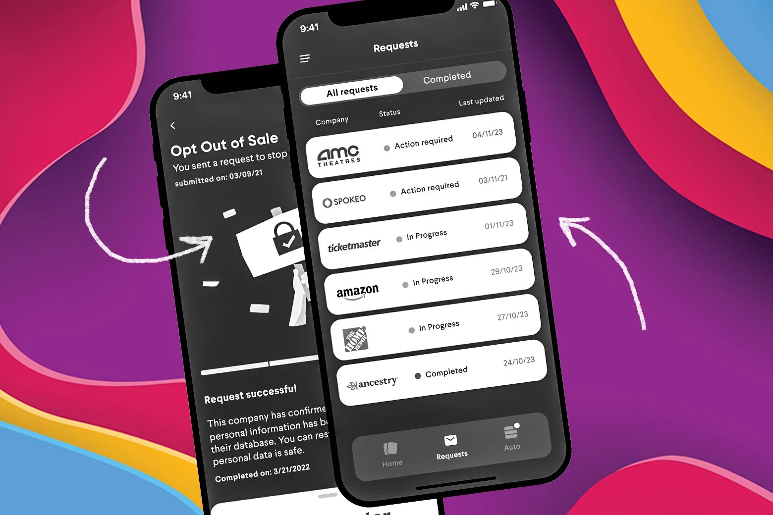 Consumer Reports’ app Permission Slip requests that companies refrain from collecting or selling your data.