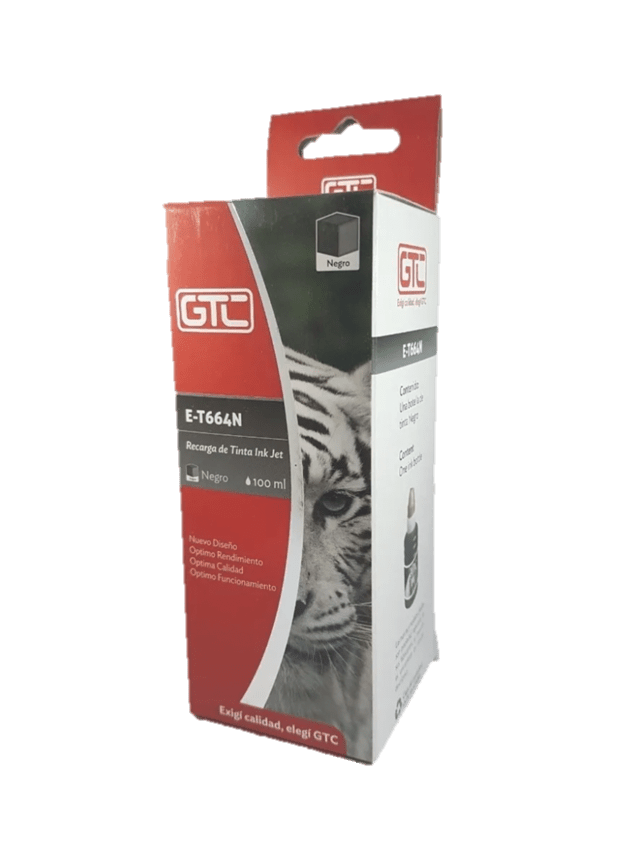 TINTA EPSON 664 ALTERNATIVA GTC NEGRO - Clic