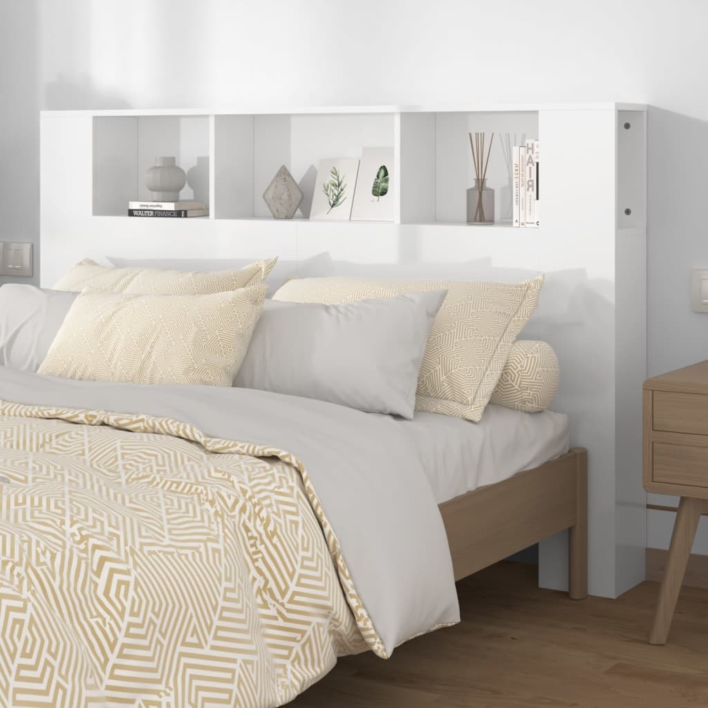 Mueble Cabecero 160x18,5x104,5 cm Blanco