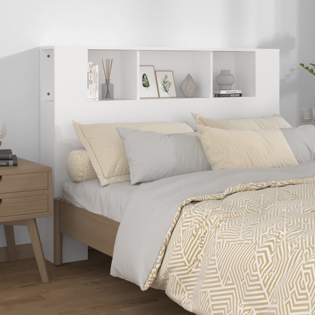 Mueble Cabecero 140x18,5x104,5 cm Blanco