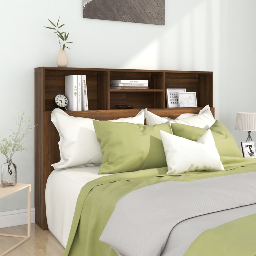 Mueble Cabecero 140x19x103,5 cm Marrón Oscuro