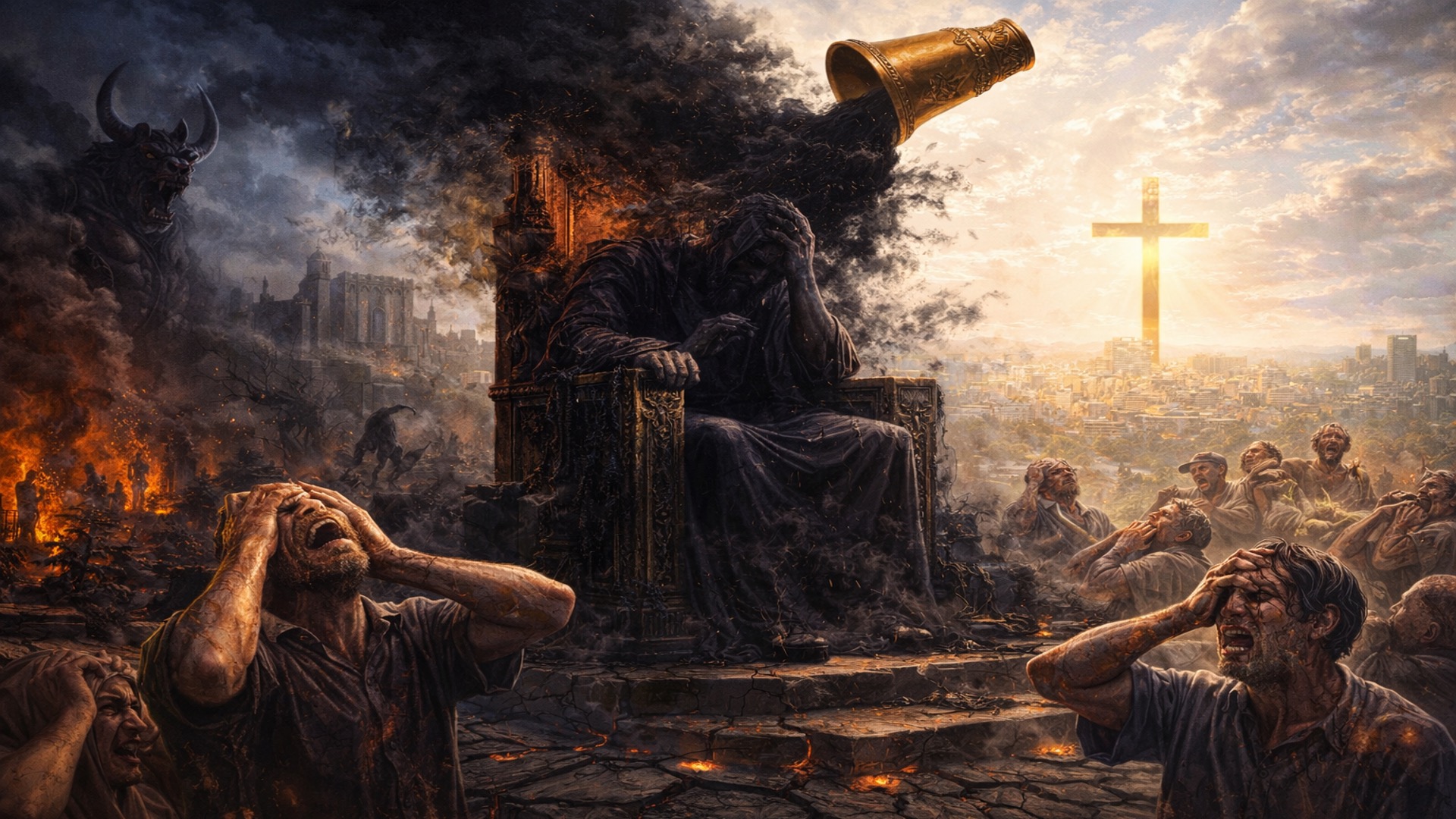 La cinquième coupe : le jugement symbolique des ténèbres sur le royaume de la bête (Apocalypse 16.10-11)