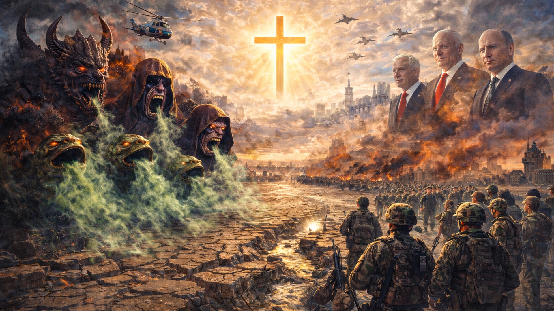 La sixième coupe : le jugement symbolique de l’Euphrate et la préparation spirituelle à Armageddon (Apocalypse 16.12-16)