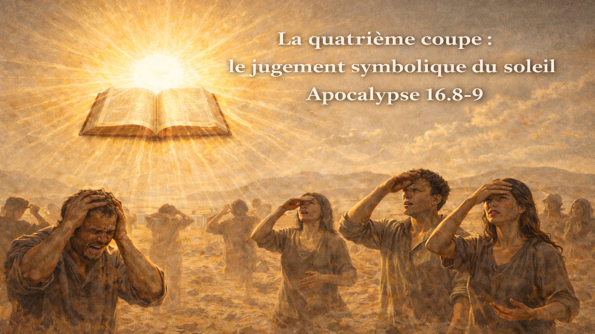 La quatrième coupe : le jugement symbolique du soleil (Apocalypse 16.8-9)