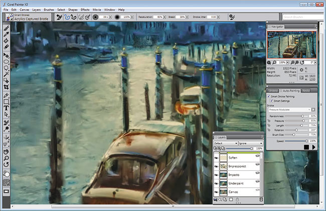 как рисовать в corel painter