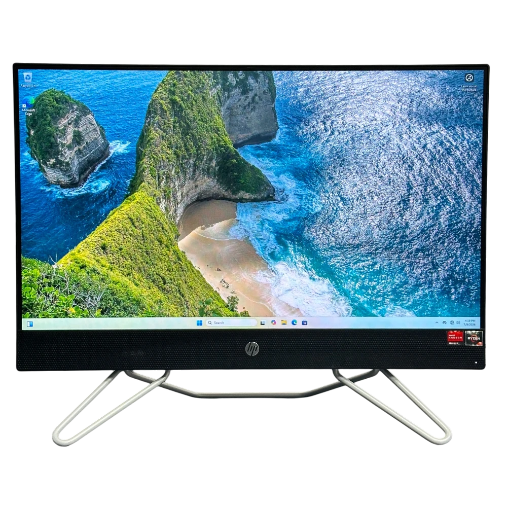 HP ALL IN ONE / AMD RYZEN 3-3200 / 8GB RAM / 256GB SSD / 24" / USED