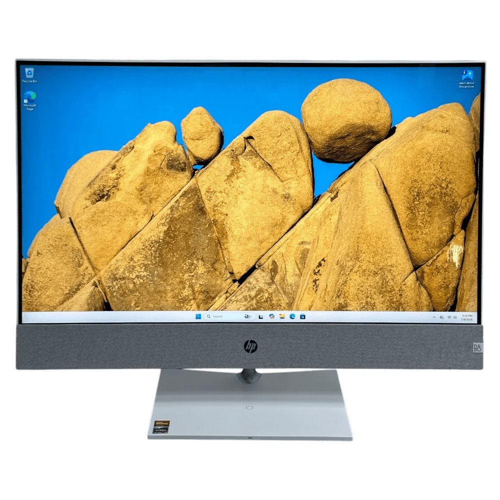 HP ALL IN ONE / AMD RYZEN 7-5700U / 16GB RAM / 500GB SSD / 1TB HDD / 27" / USED
