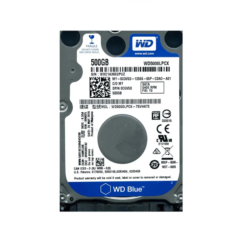 WD HDD 500GB SATA | CompuOne Lebanon