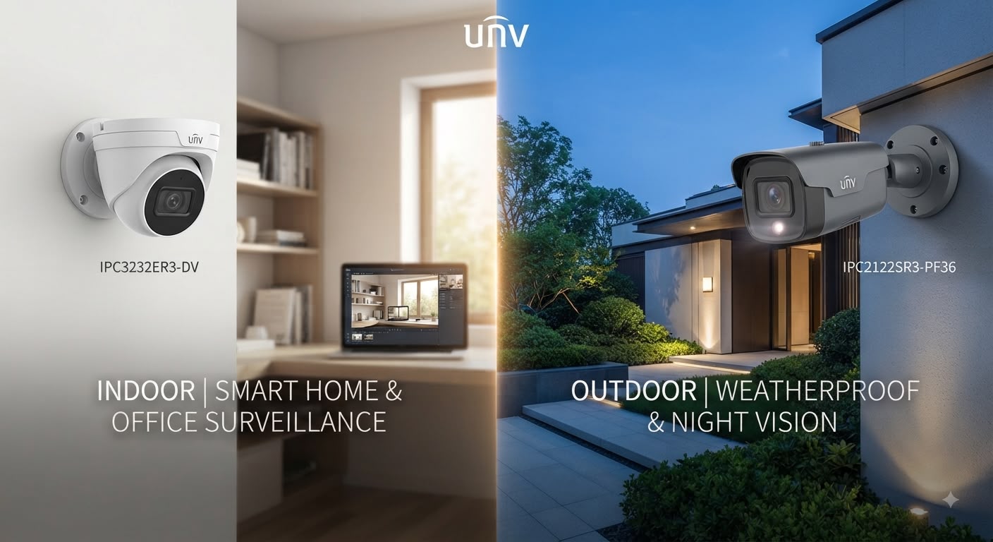 UNIVIEW security cameras – reliable surveillance solutions for homes and businesses in Lebanon