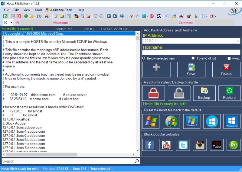Hosts File Editor Add Indicator Why An Entry Can T Be Created Issue - Premium Light Picture Gallery - Retina