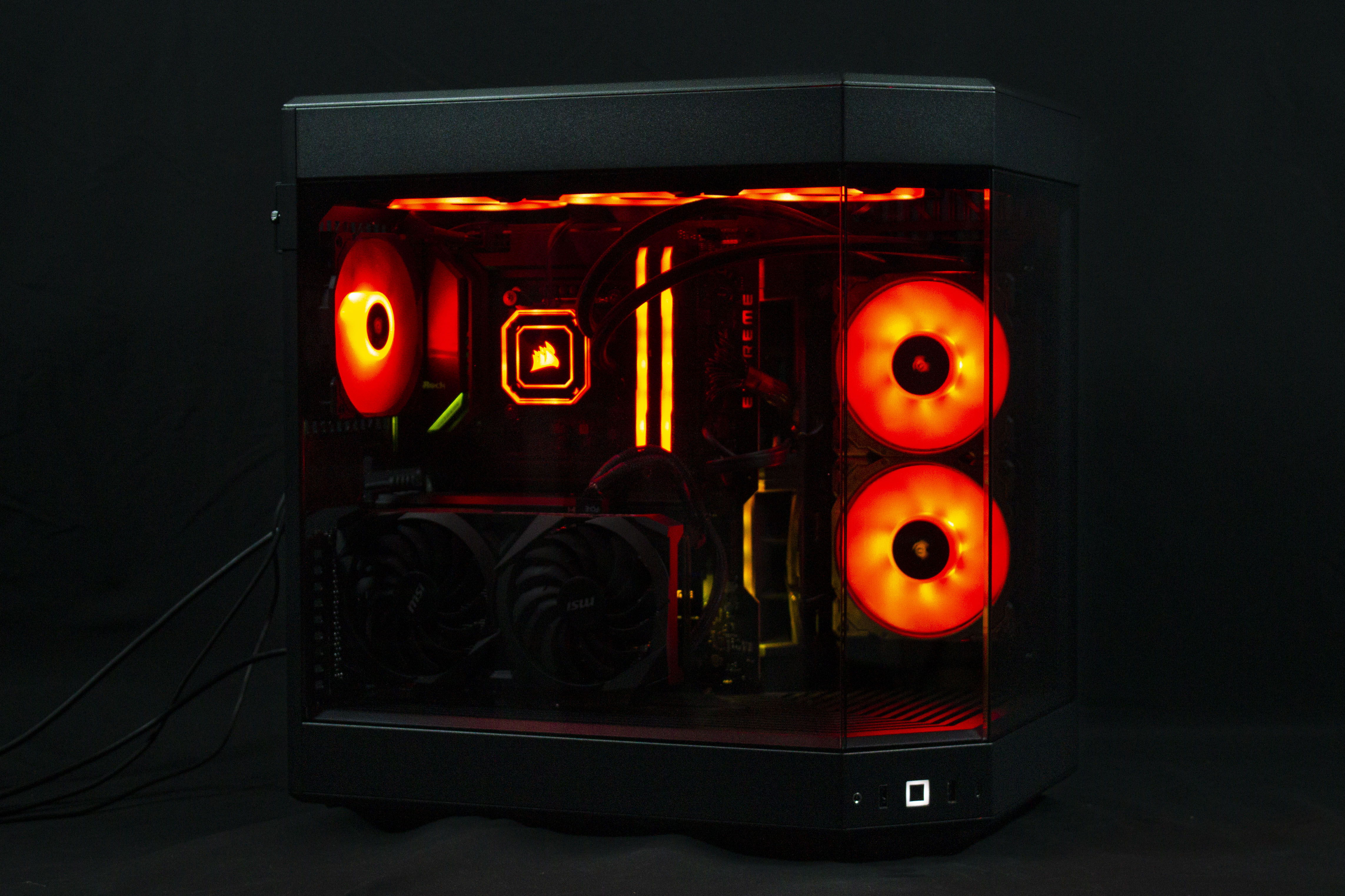 The Netherite custom PC built at Computer Connection