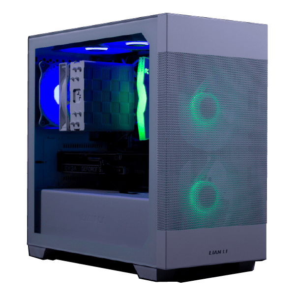 Plat White II custom PC built at Computer Connection