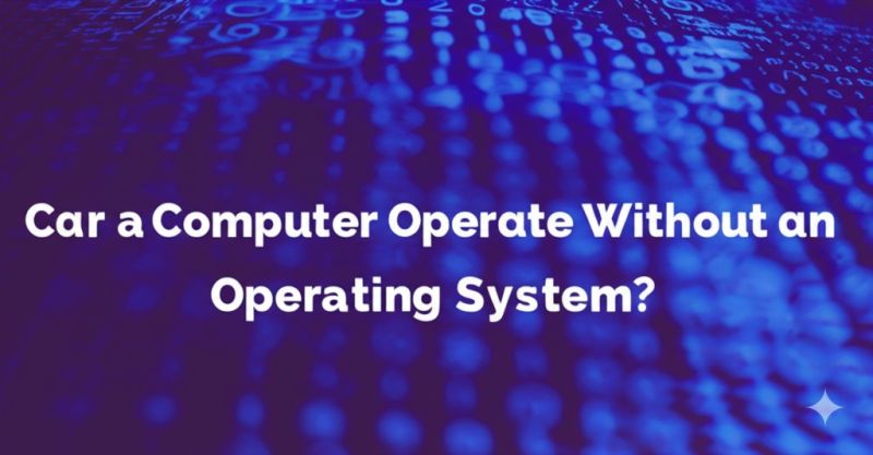 How To Operate A Computer Without An Operating System Software - Minimal Design Collection - 4K Quality