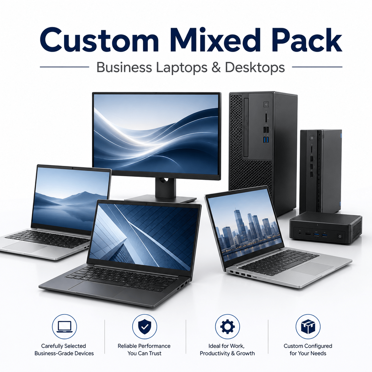 Custom Mixed Pack — Business Laptops & Desktops