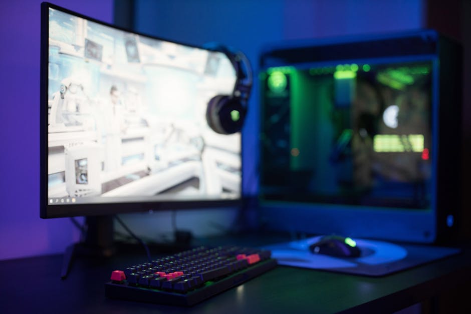 Best Gaming Monitors 2026 6 Picks From 79 To 275 Computer Station Pexels Photo 7858742 
