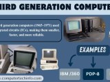 Third Generation Of Computer Examples Features Characteristics Uses