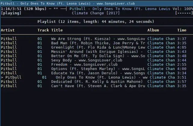 Debian Ncmpcpp Mpd Pulseaudio Danten Io - Dark Wallpapers - Modern Desktop Collection