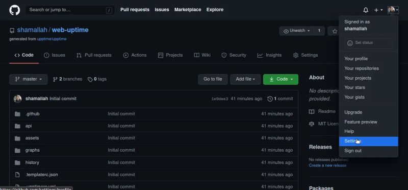 Monitor Your Website Uptime And Status Using Upptime Computingforgeeks - Professional HD Landscape Illustrations | Free Download