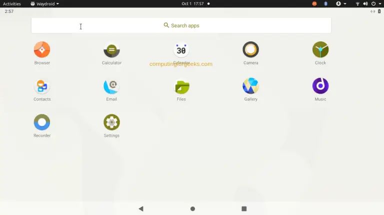 Run Android Operating System On Linux Using Waydroid Computingforgeeks - Premium Geometric Background Gallery - Mobile