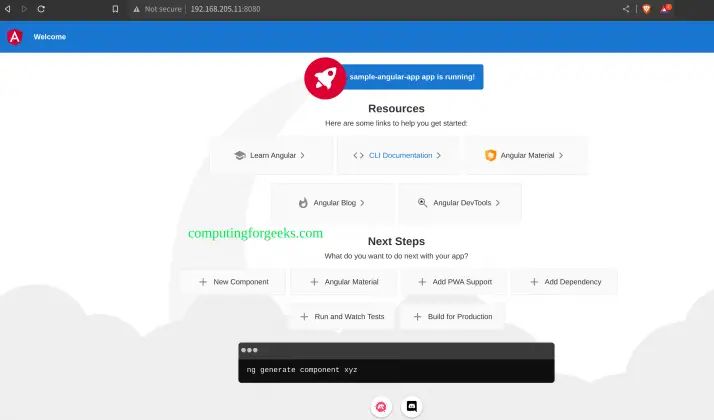 Manage Angular Projects With Angular Cli Guide Computingforgeeks - Download Professional Gradient Texture | 4K