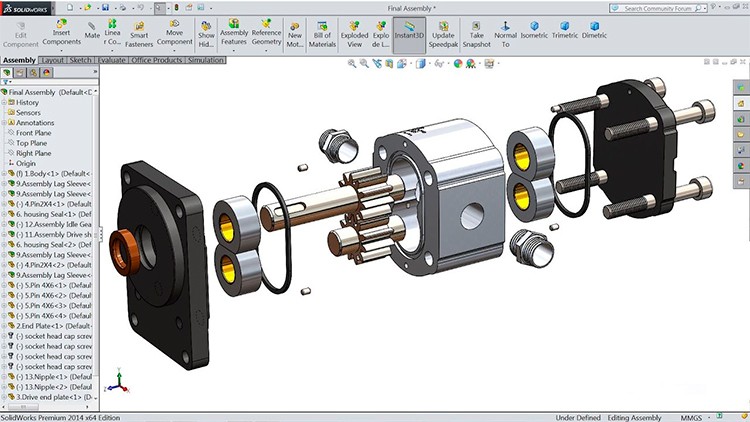 Curso de SolidWorks | Peças e Montagens (Completo)