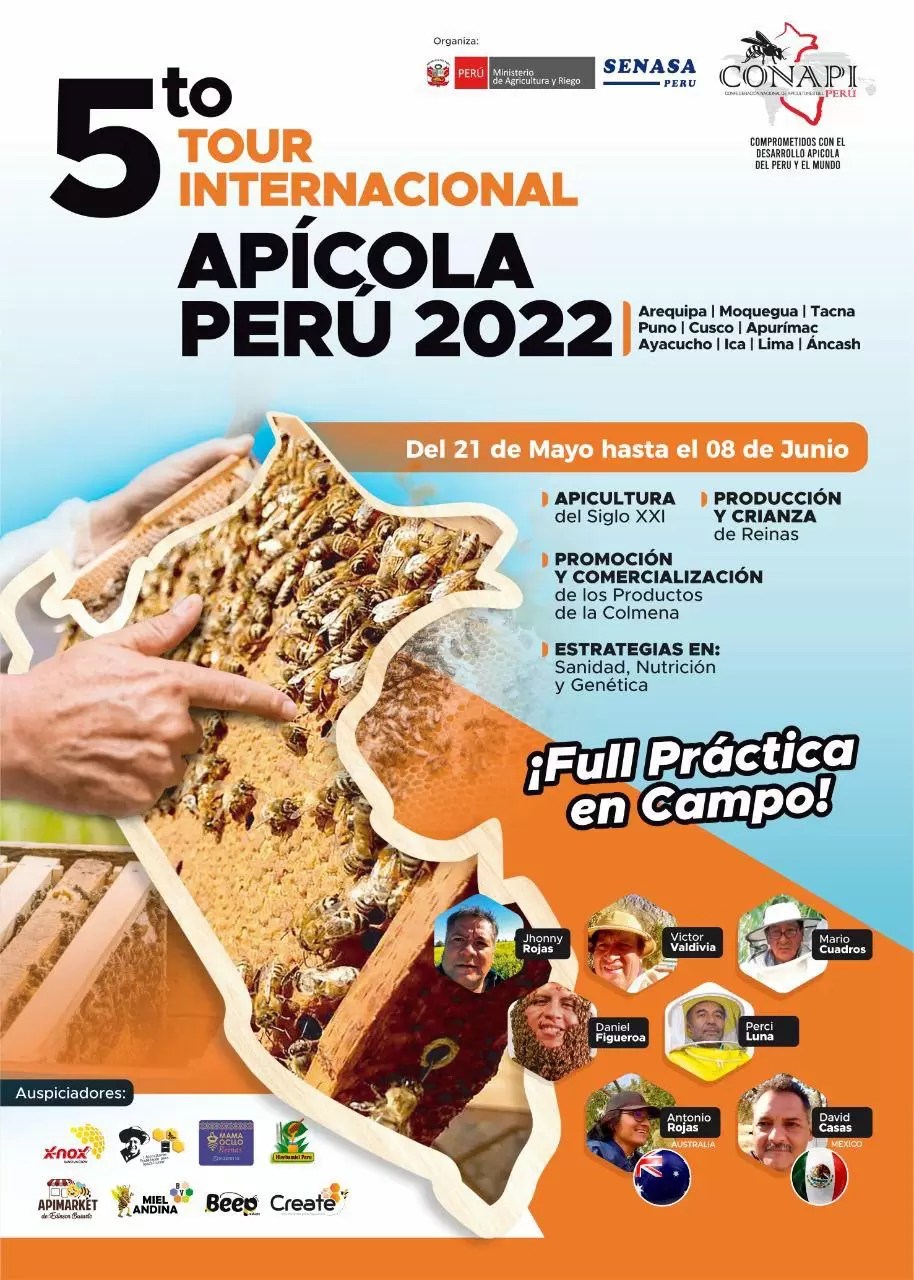 Tour apícola peru 2022