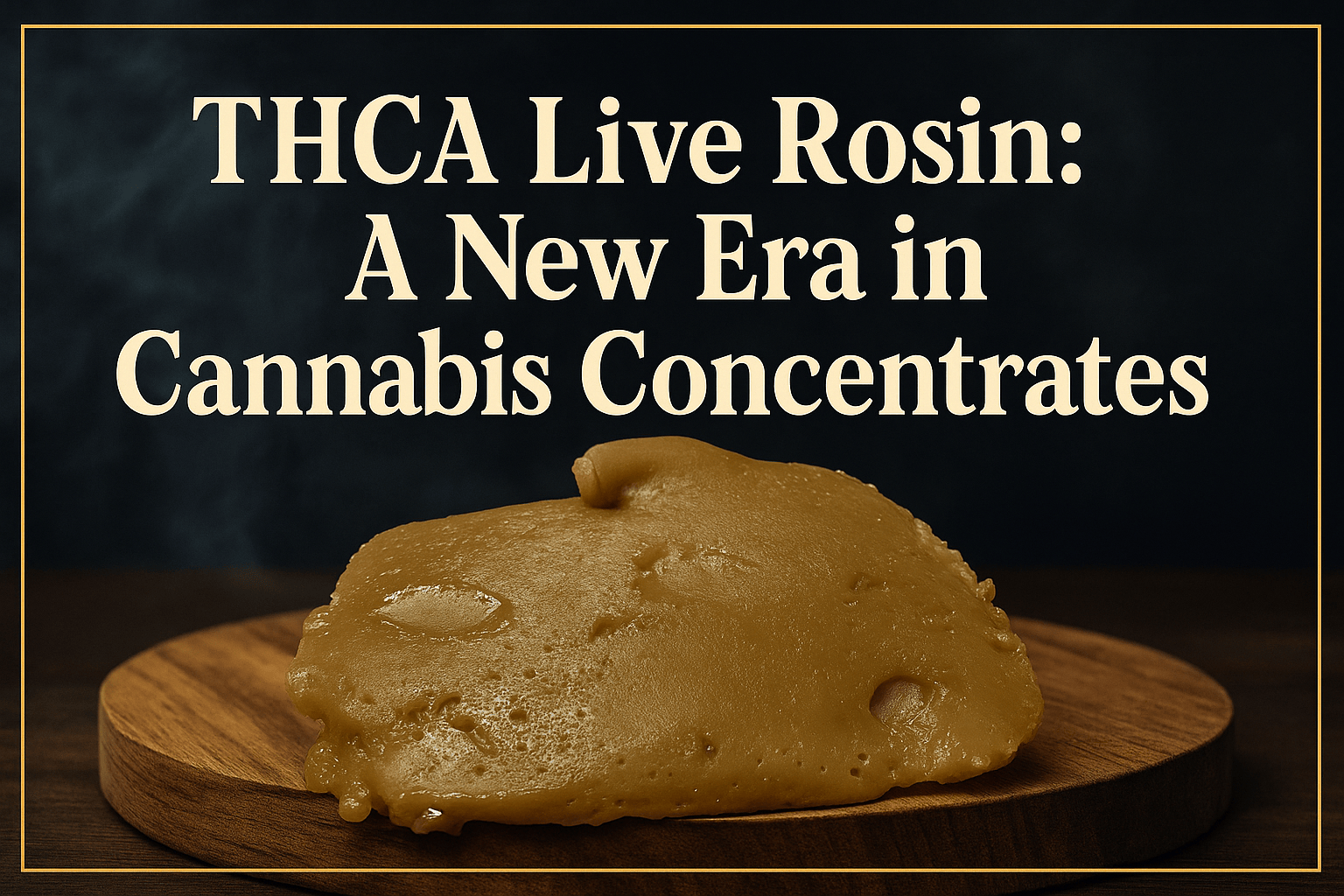 The Rise of THCA Live Rosin: A New Era in Cannabis Concentrates