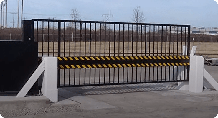 Perimeter Security Gates Reliable Access Control Solutions - Mountain Pattern Collection - High Resolution Quality