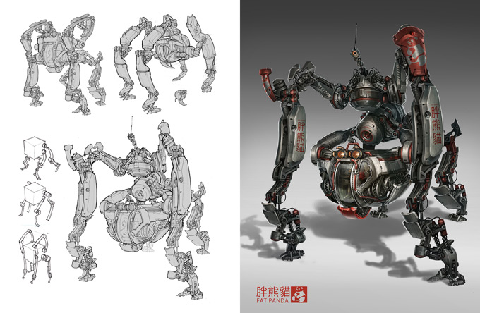 Nuthin' But Mech | Concept Art World