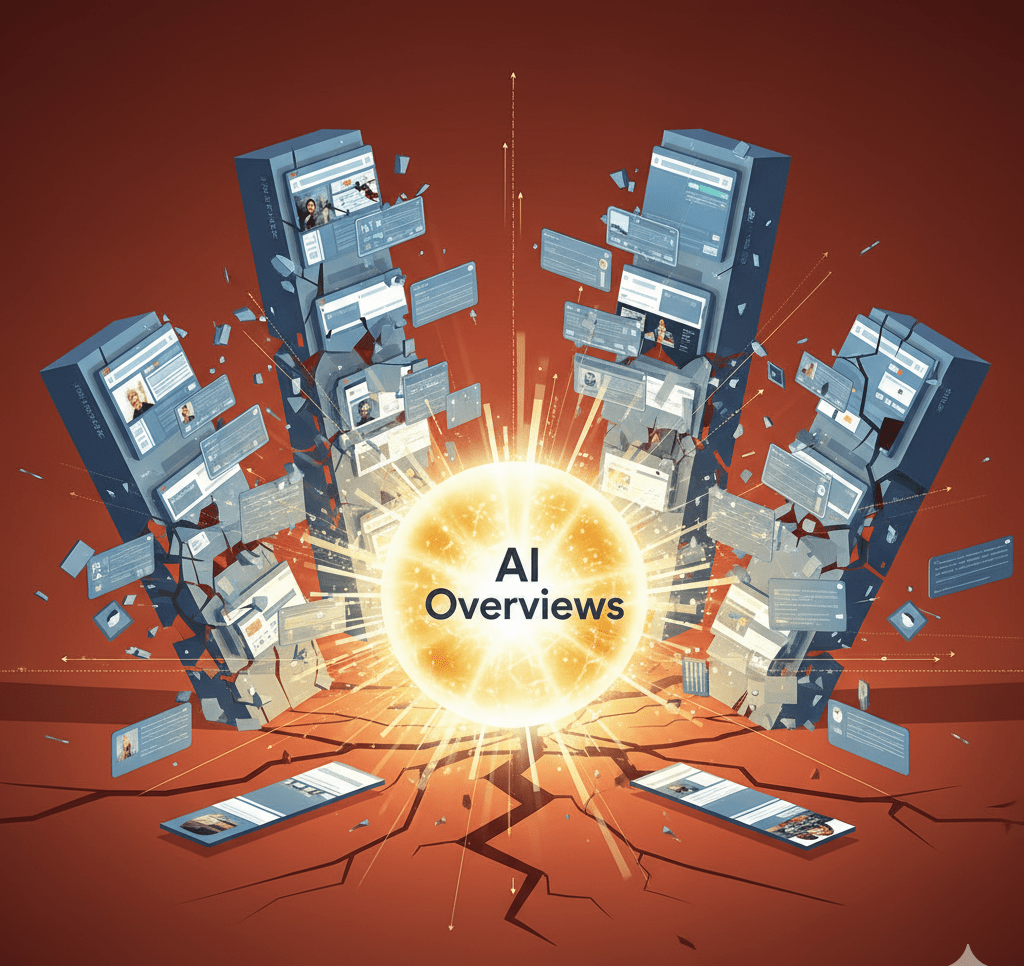 SEO 的地震：AI Overviews 如何改變流量分配？