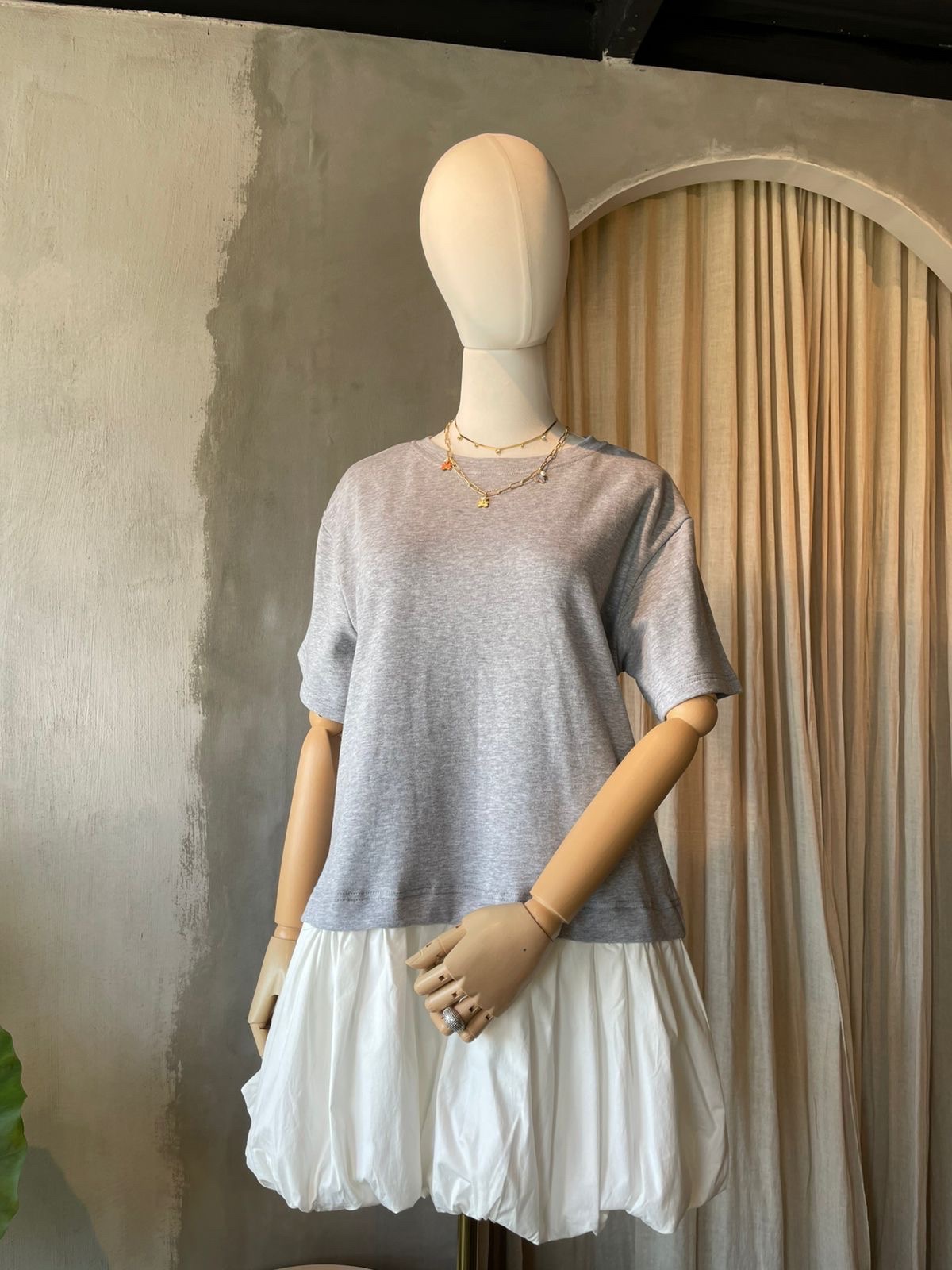 BUBBLE HOODIE DRESS