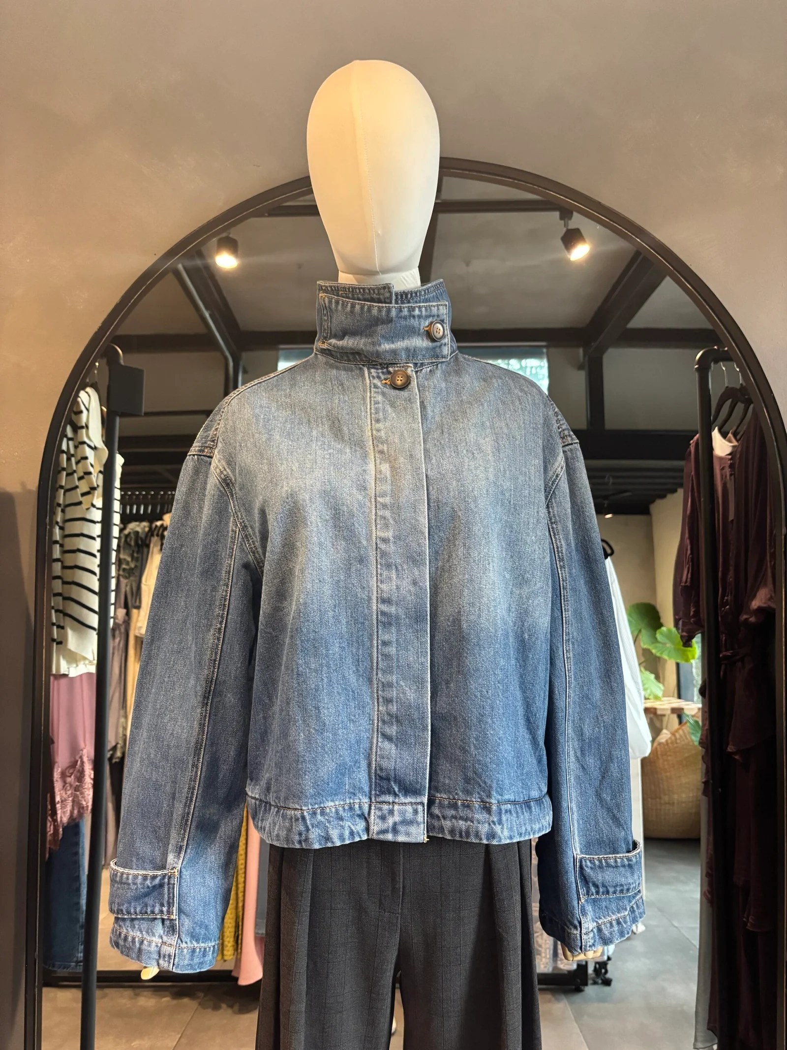 DENIM JACKET MAO
