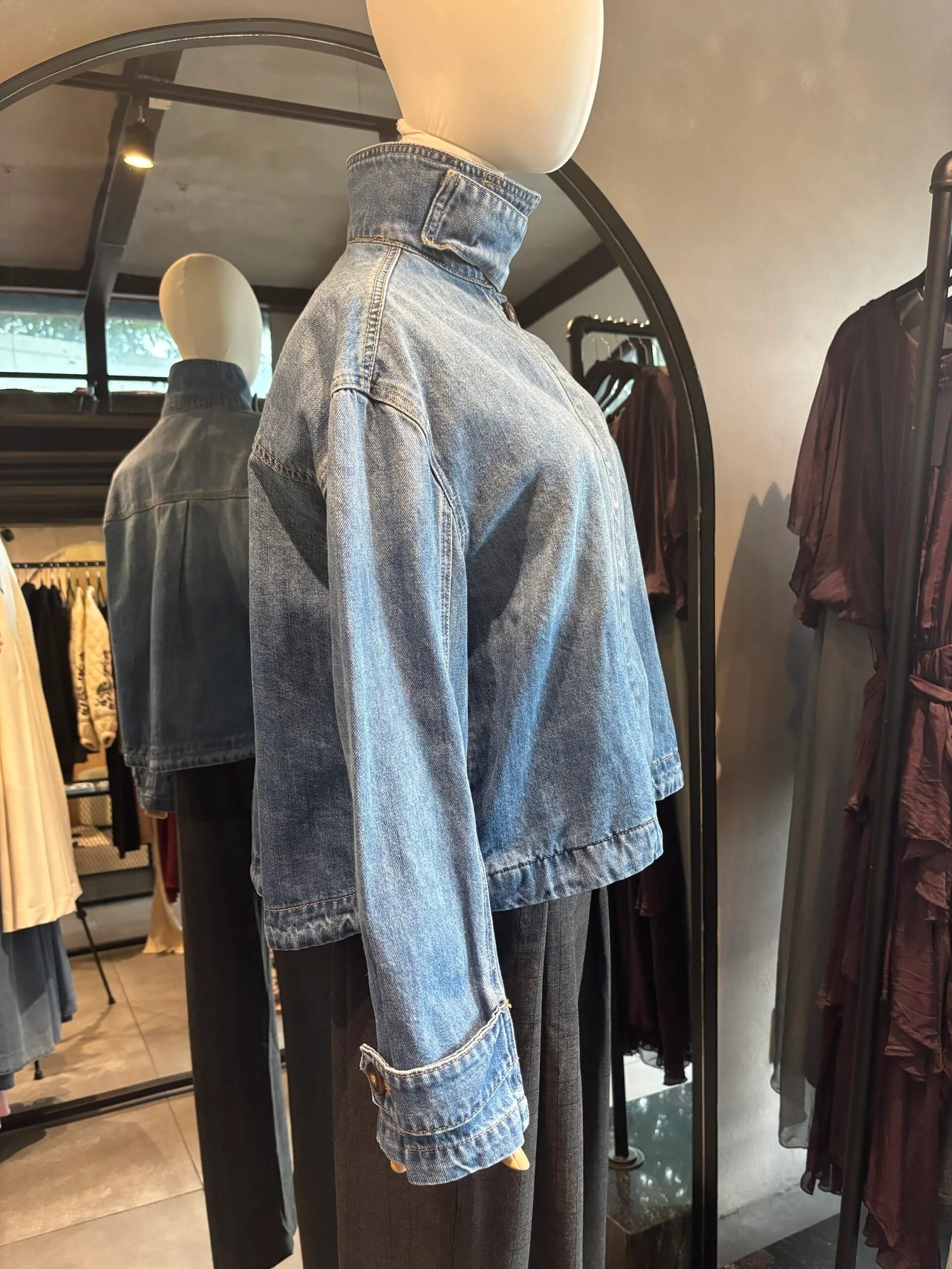 DENIM JACKET MAO