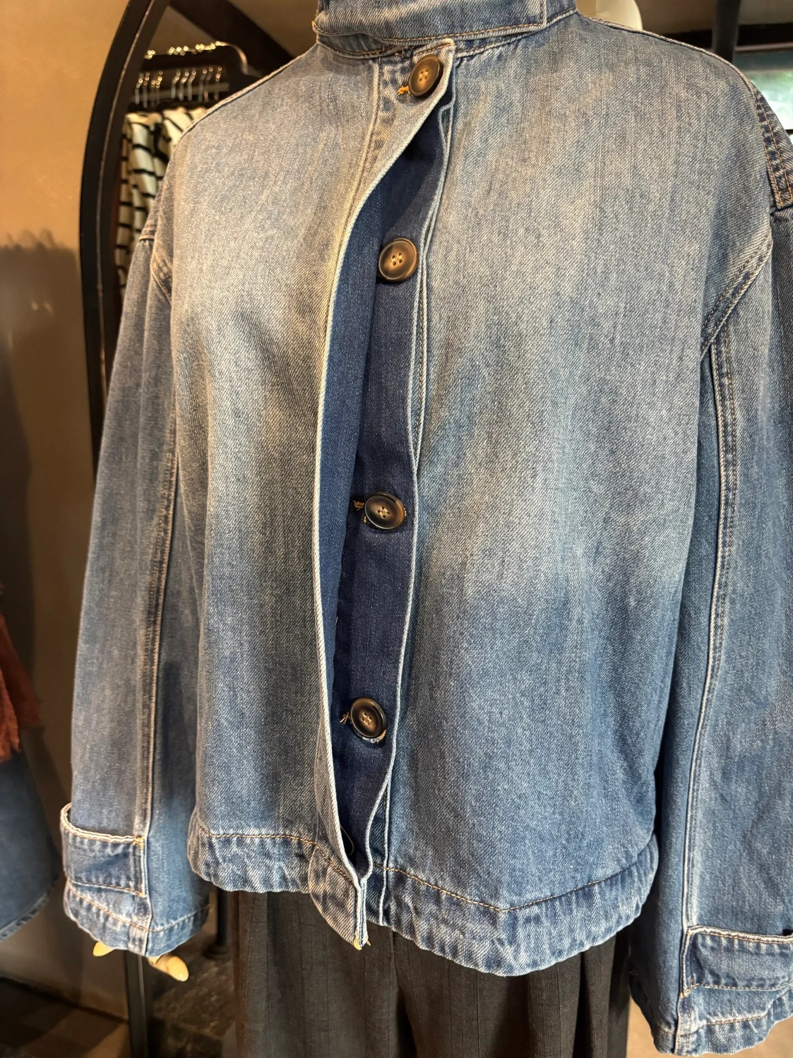 DENIM JACKET MAO