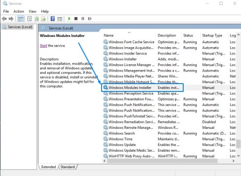 Windows Module Installer