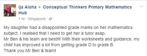 Primary Math Testimonial
