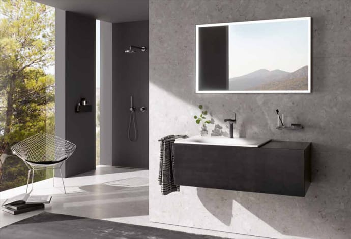 Watch bathrooms from hgtv bathroom with luxury finishes 03:28 bathroom with luxury finishes 03:28 luxury finishes take the master bathroom from builder grade to grade a. Contemporary Bathroom Design Concept Design