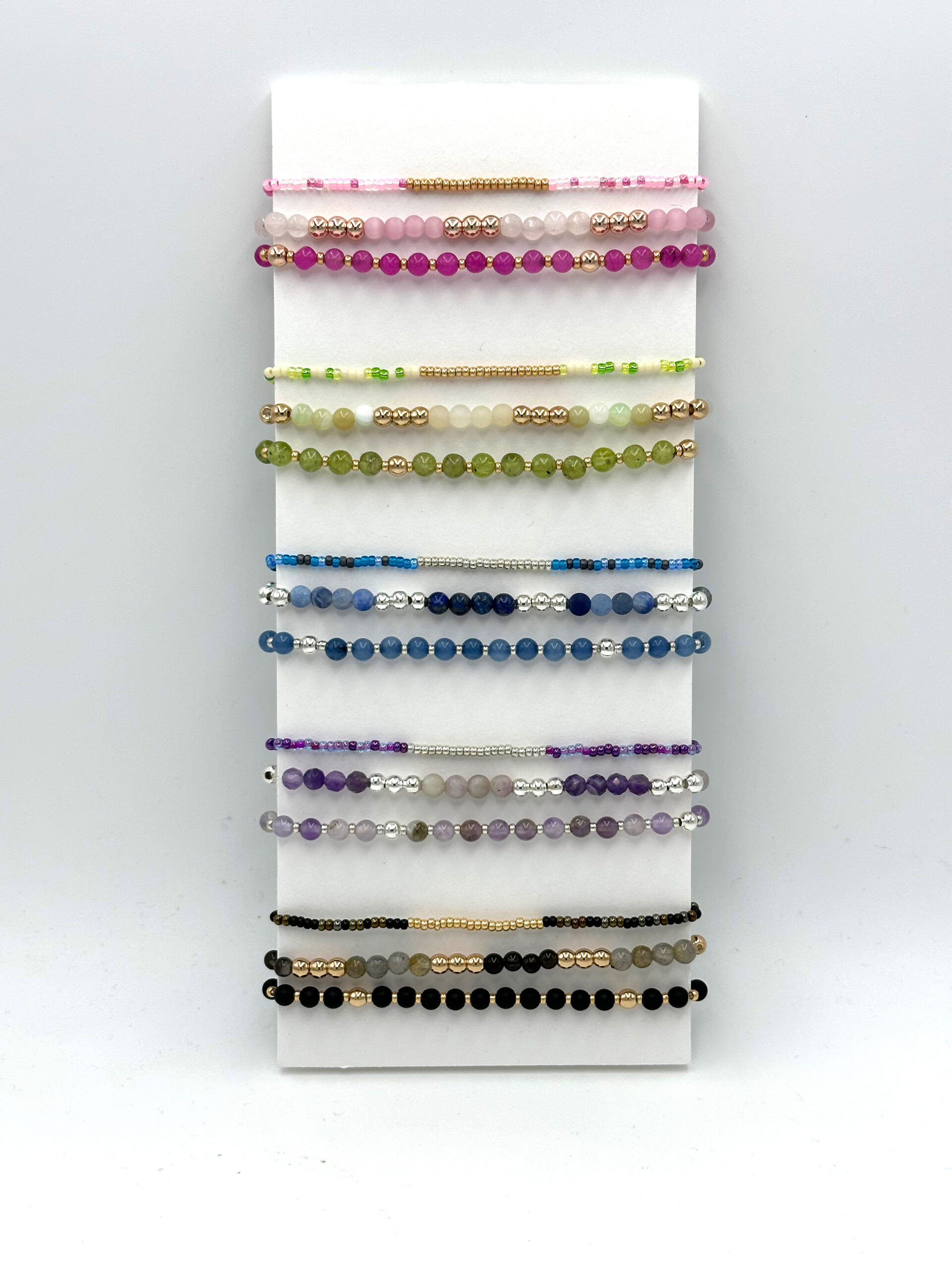 Basic Beading: Stackable Stretch Bracelets