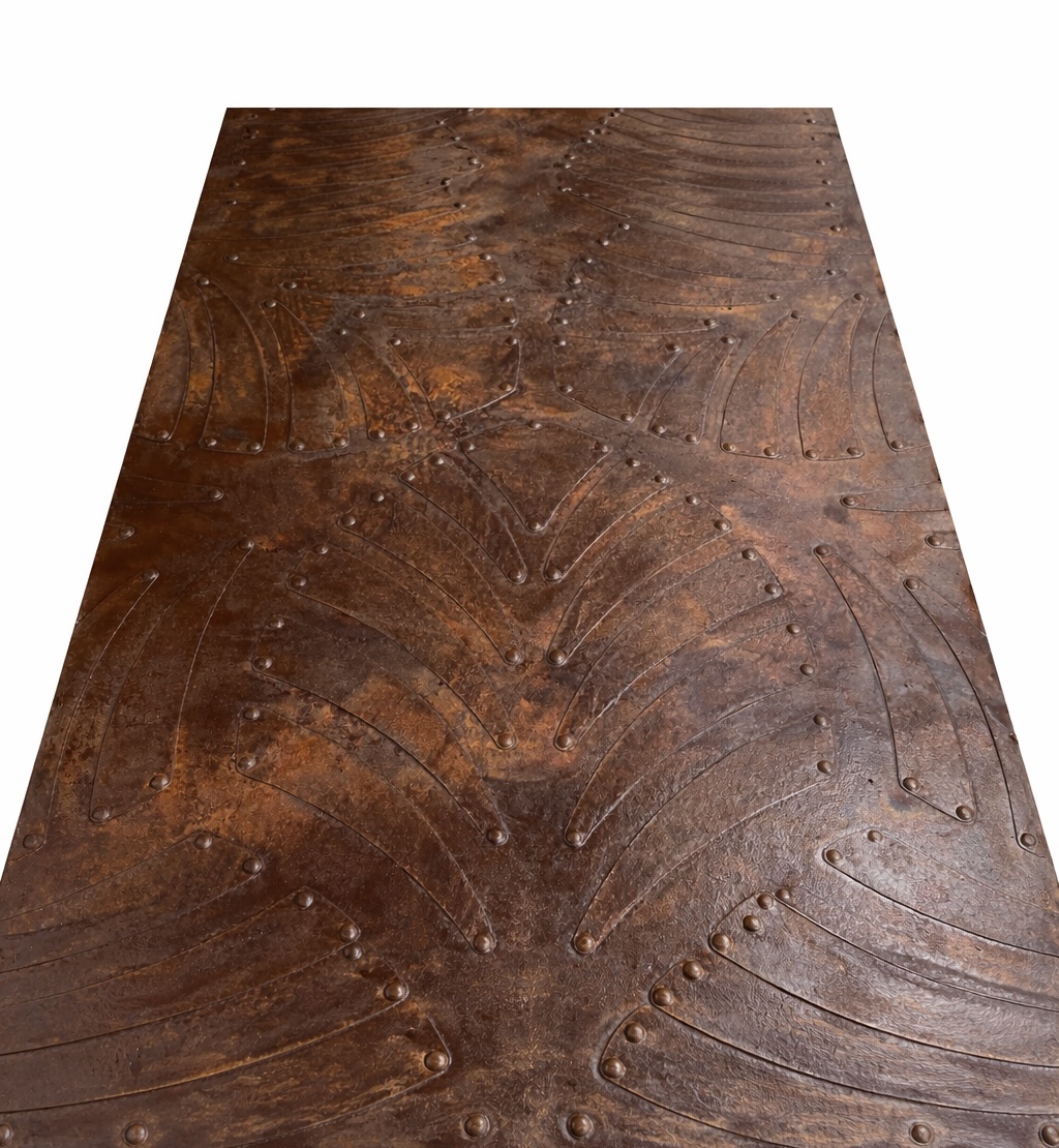 HeavyRoll PALME Rost – Palmenmotiv mit echter Rostpatina