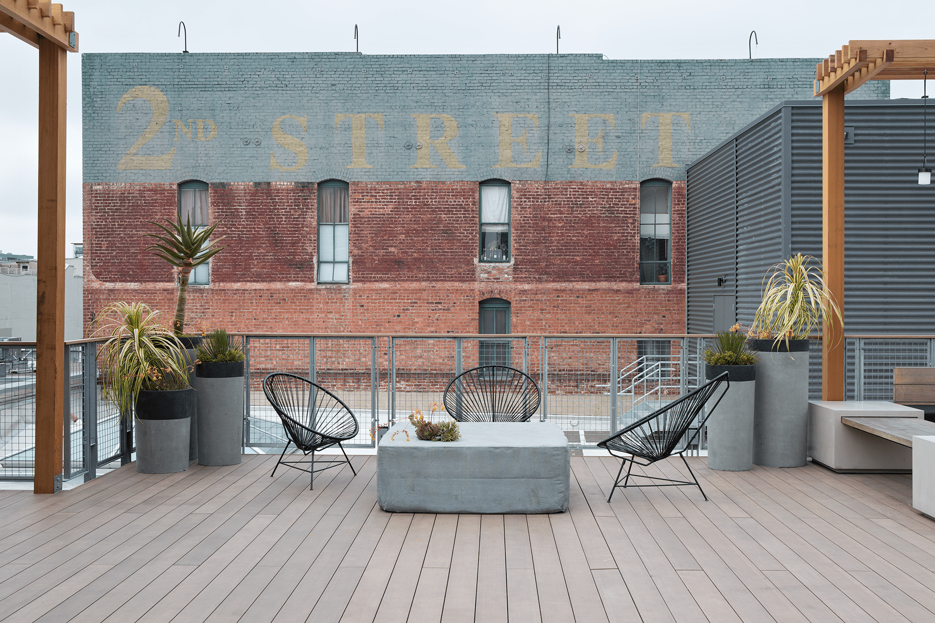 github outdoor concrete coffee table