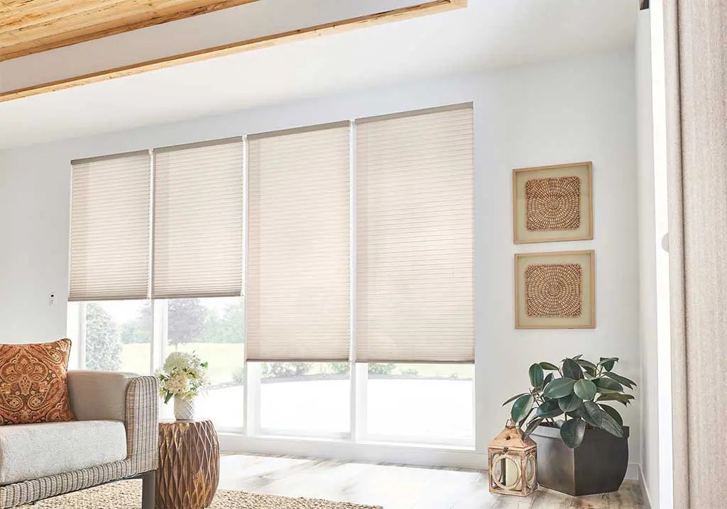 Honeycomb Blinds are designed to diffuse light, provide privacy, and block the transfer of hot and cold air