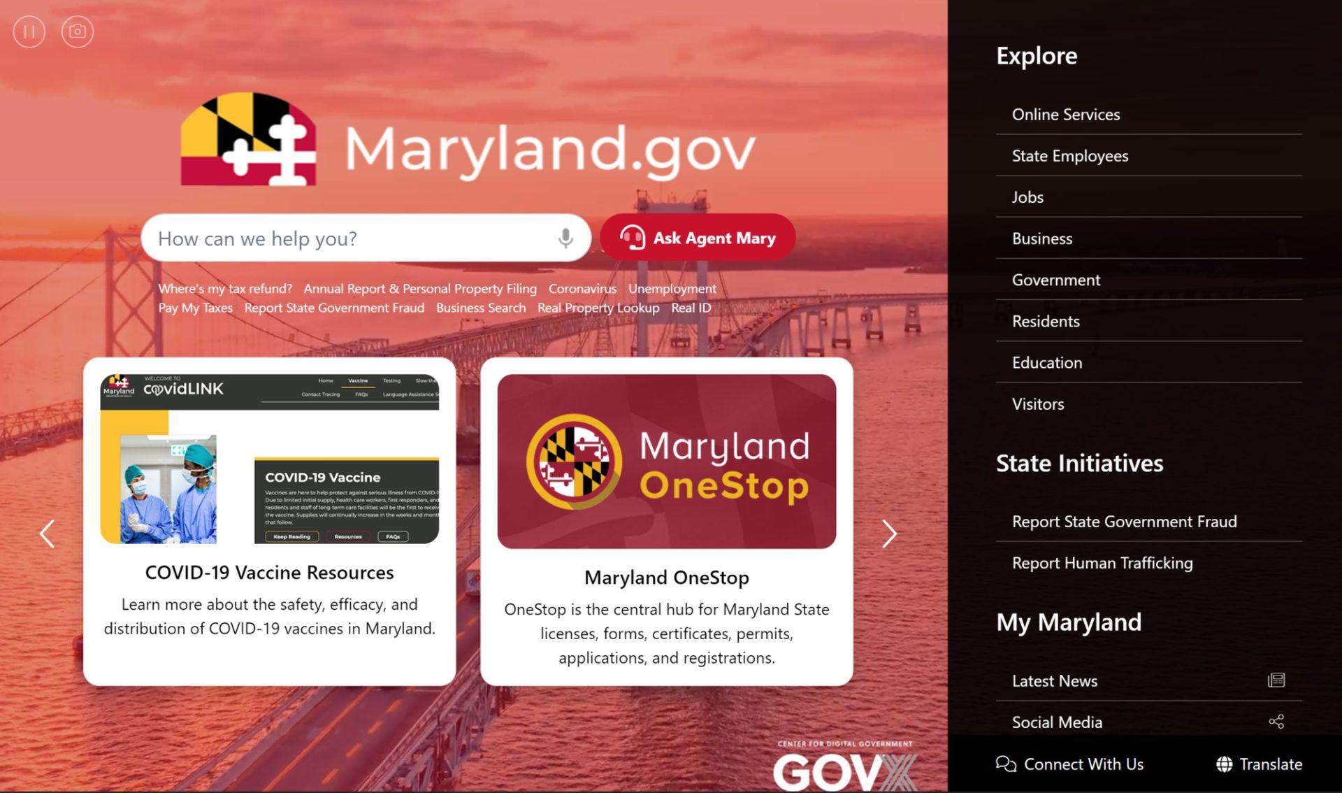 Read more about the article State Launches New and Improved Maryland.gov
