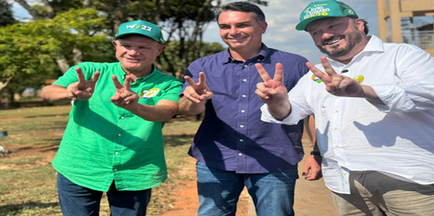Flávio Bolsonaro e Wellington Fagundes se reúnem em MT e destacam unidade para eleições de 2026