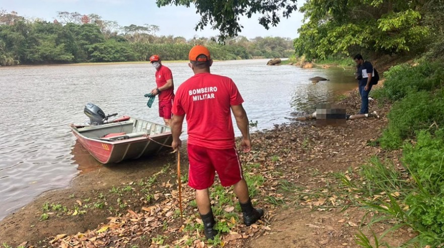 Corpo encontrado no Rio Vermelho apresenta tatuagem que pode auxiliar na identificação em Rondonópolis