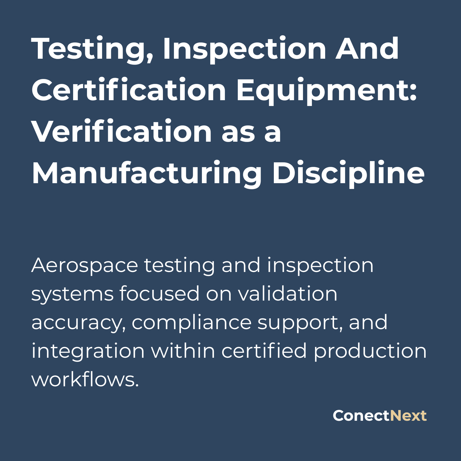 Aerospace testing and inspection systems focused on validation accuracy, compliance support, and integration within certified production workflows.