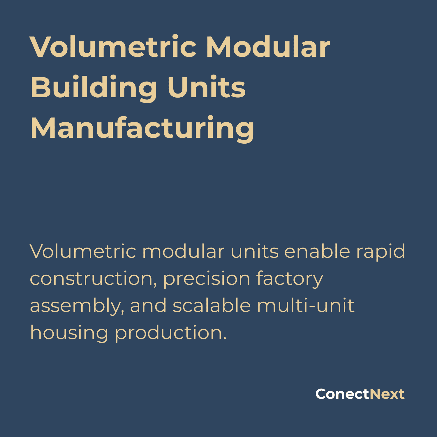 Volumetric modular units enable rapid construction, precision factory assembly, and scalable multi-unit housing production.