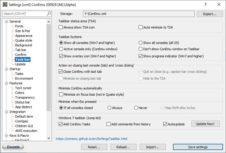 Conemu Settings Keys Macro Page - Gradient Pictures - Modern HD Collection