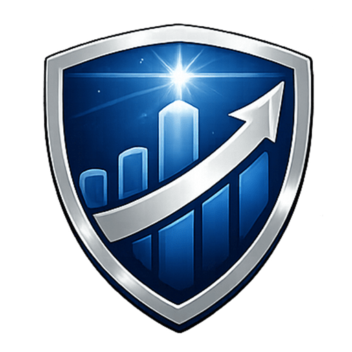 Conference Rescue shield with an upward arrow of more revenue