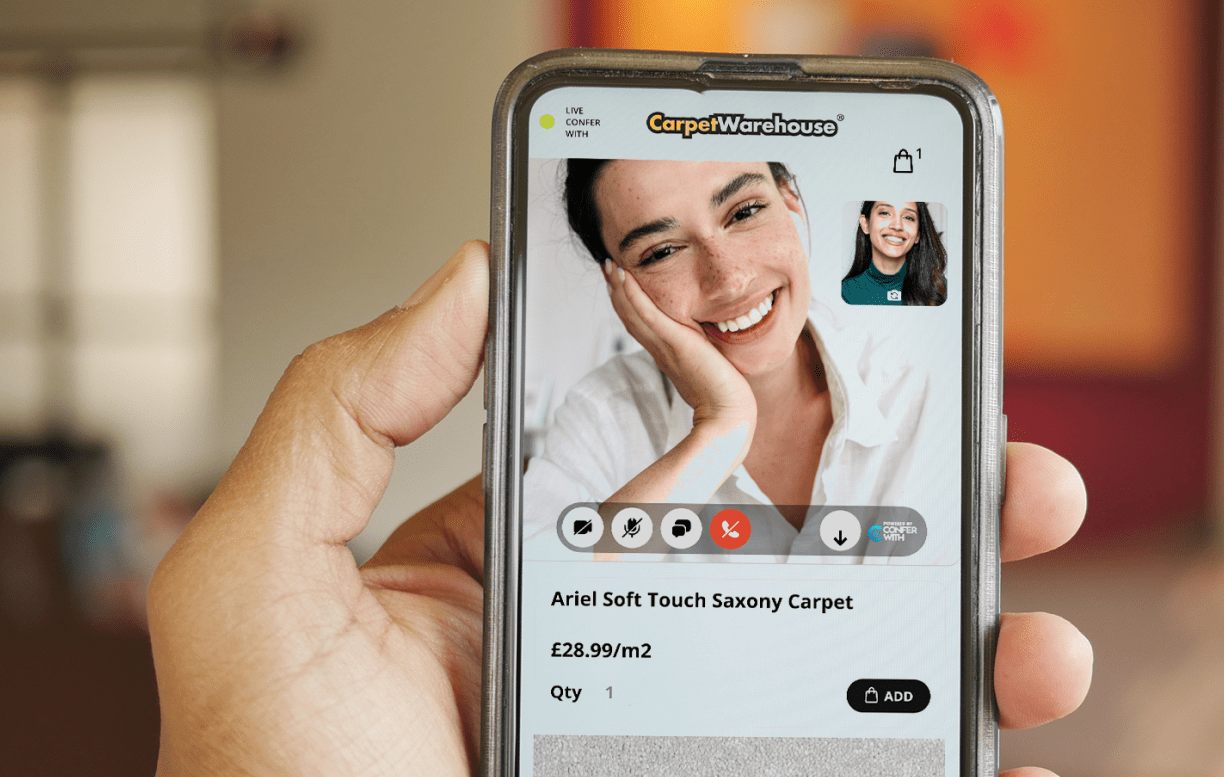 Carpet Warehouse video shopping